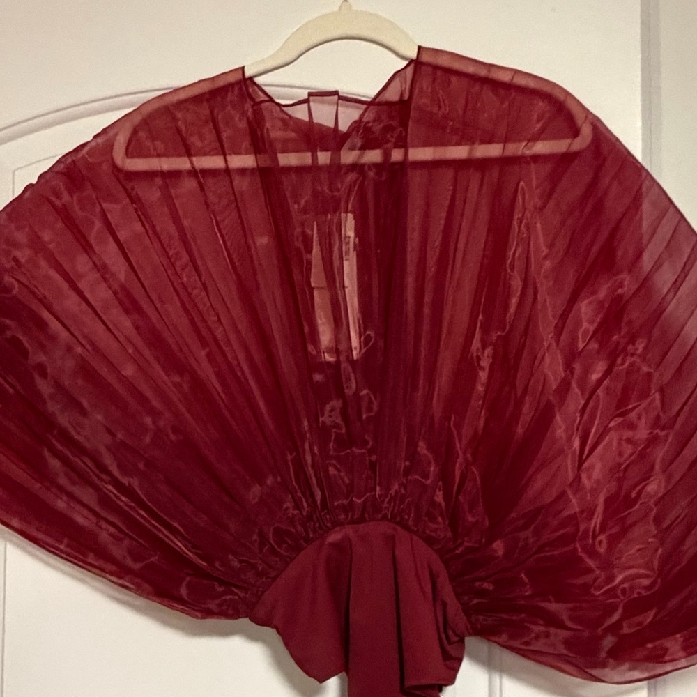 Andrea Iyamah organze pleated bodysuit - Picture 5 of 6